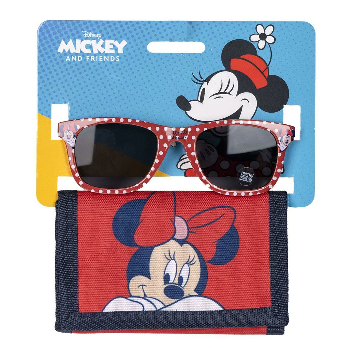 Sunglasses and Wallet Set Minnie Mouse 2 Pieces Red display picture 3