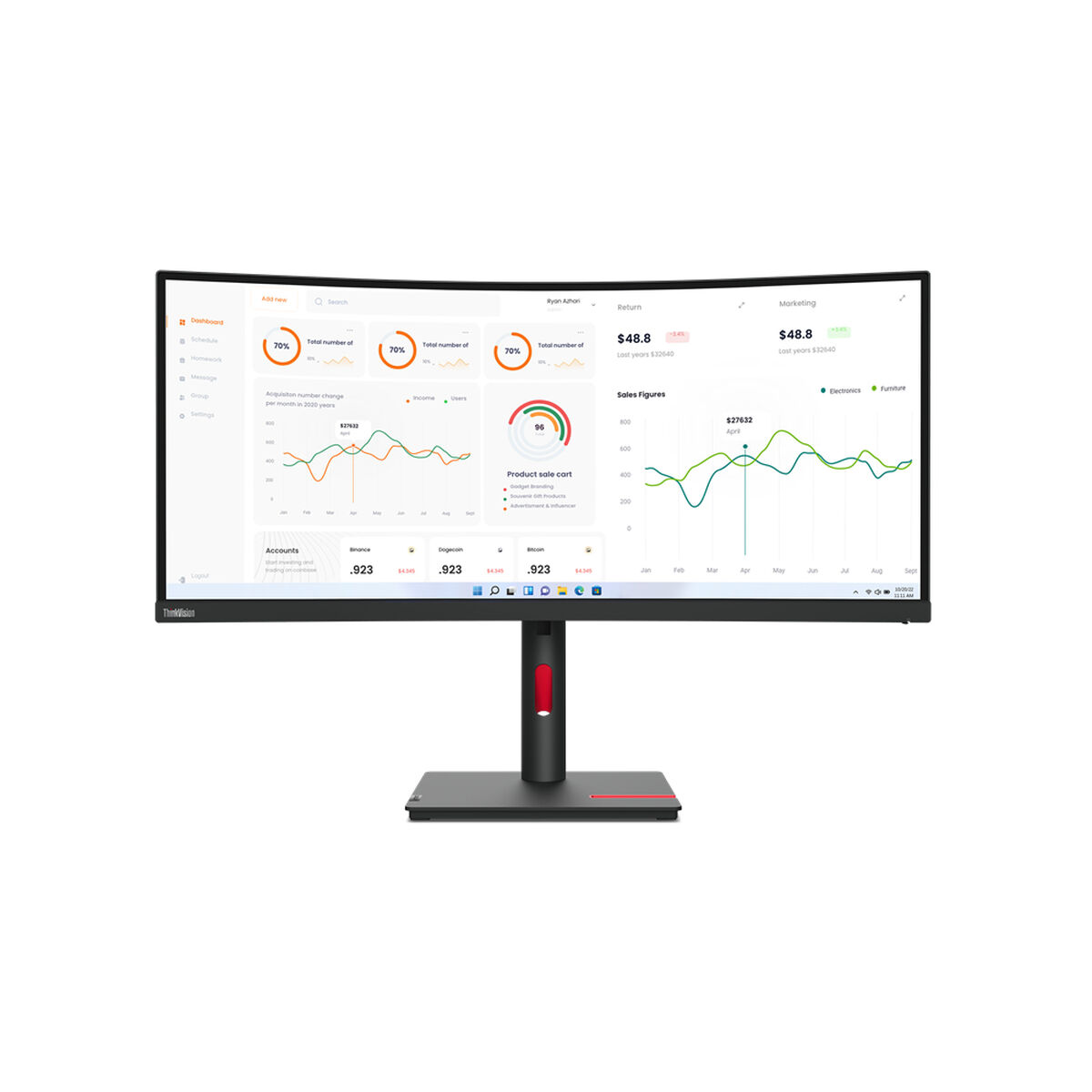 Monitor Lenovo ThinkVision T34W-30 34