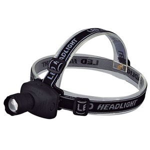 LED Svjetiljka za Glavu TM Electron Zoom Crna 3W
