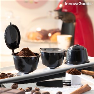Set od 3 kapsule za kavu za višekratnu upotrebu Redol InnovaGoods