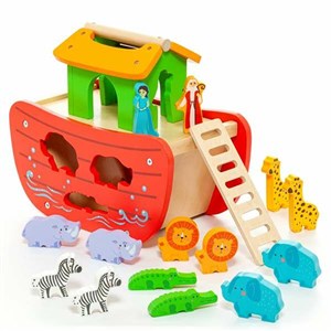 Playset Moltó Noah's ark Drvo 17 Dijelovi