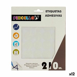 Samoljepljive naljepnice Bijela Ø 25 mm (12 kom.)