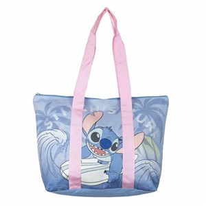 Torba za na plažo Stitch 47 x 33 x 15 cm Modra