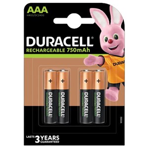 Punjive Baterije DURACELL LR03 750 mAh