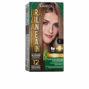 Frizerski Set za Brazilsko Ravnanje Kareol BRAZILIAN KERATIN Intenzivni Obnavljajući Tretman 6 Dijelovi
