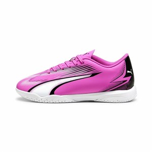 Otroški Čevlji za Notranji Nogomet Puma Ultra Play Bela Temno roza Otroška Uniseks