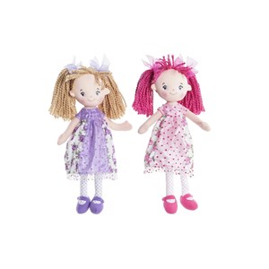 Platnena Lutka DKD Home Decor (20 x 8 x 30 cm) (2 kom.)