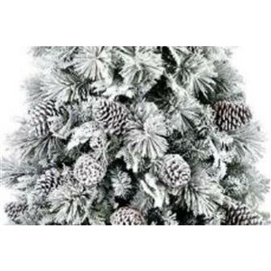 Pom de Crăciun Home ESPRIT Bijela PVC snježno