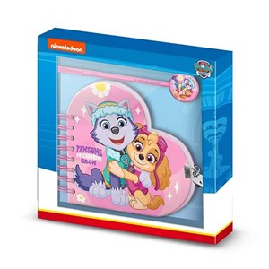 Spiralni Blok s Kemijskom Olovkom The Paw Patrol Roza 160 Listovi 23 x 2,5 x 24 cm
