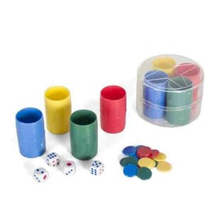 Shakeri sa Žetonima za Parchis Gerimport (4 kom.)