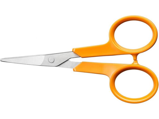 FISKARS škarje za natančno rezanje, ukrivljene 10 cm, 1075059